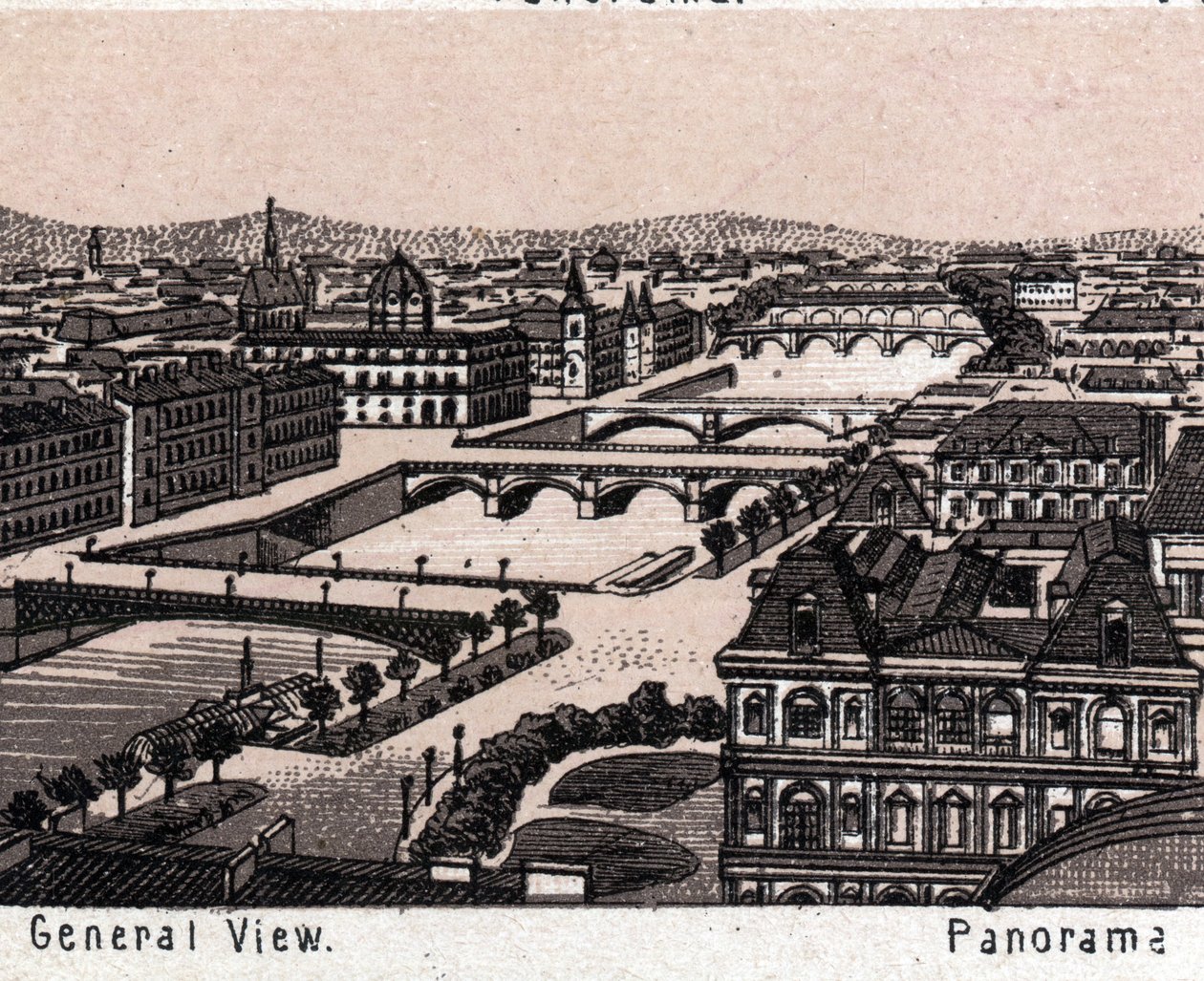Paris, France: General View by Unknown artist