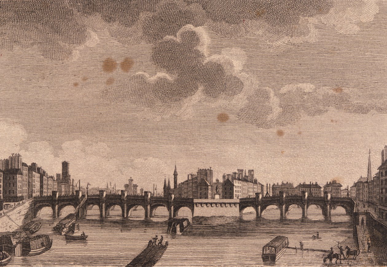 Paris, Pont Neuf and the Ile de la Cité on the Seine by Unknown artist