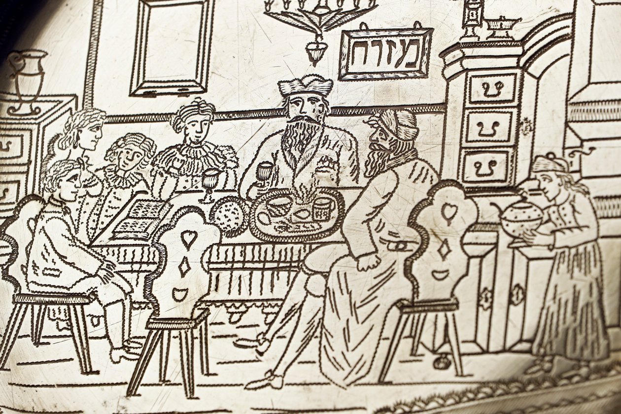 Passover Seder plate, 19th century by Unknown