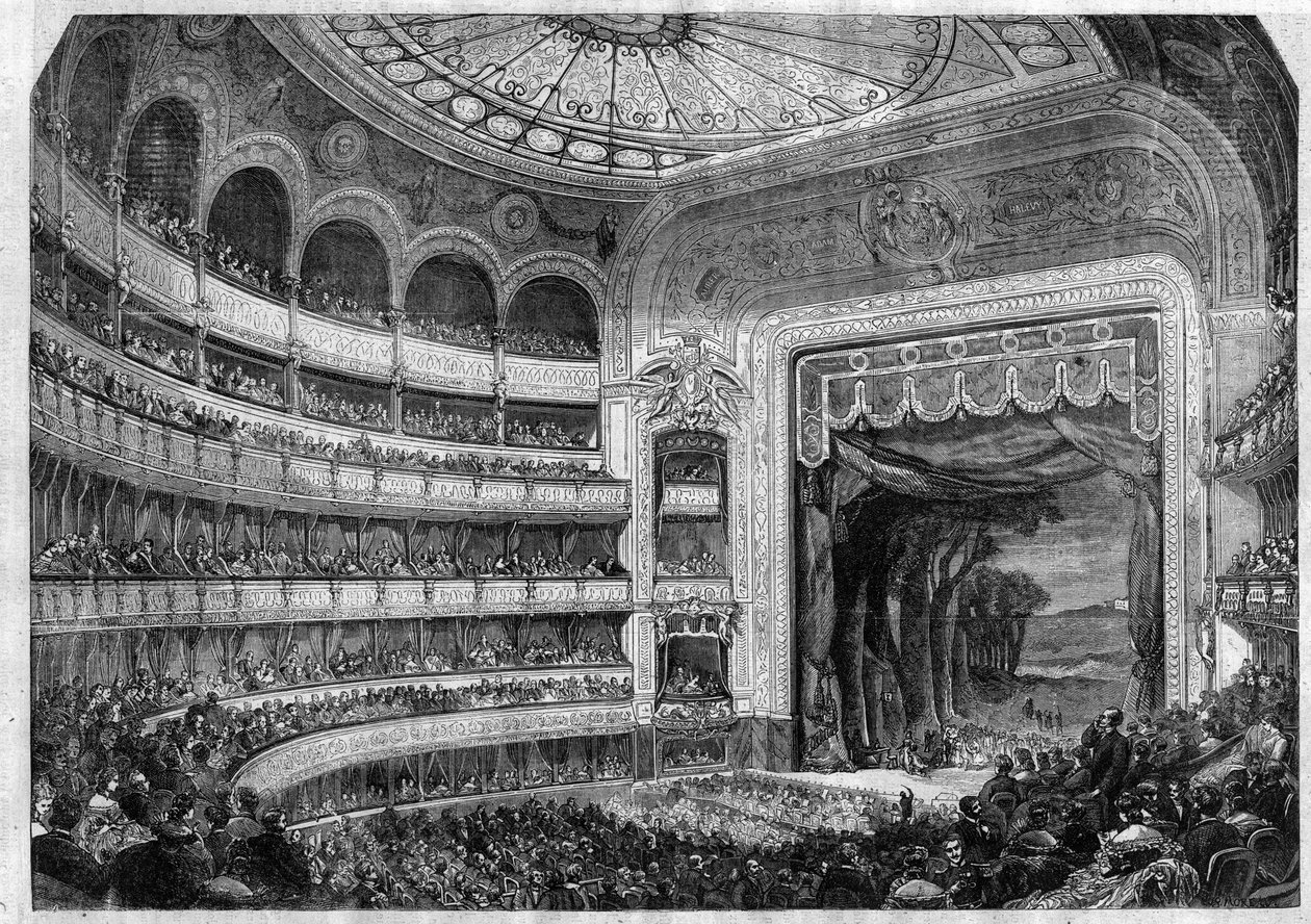 Performance of an opera: 2nd act of 