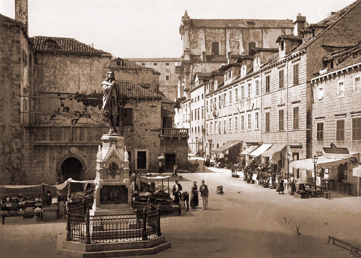 Place Gundulic in Ragusa by Unknown artist