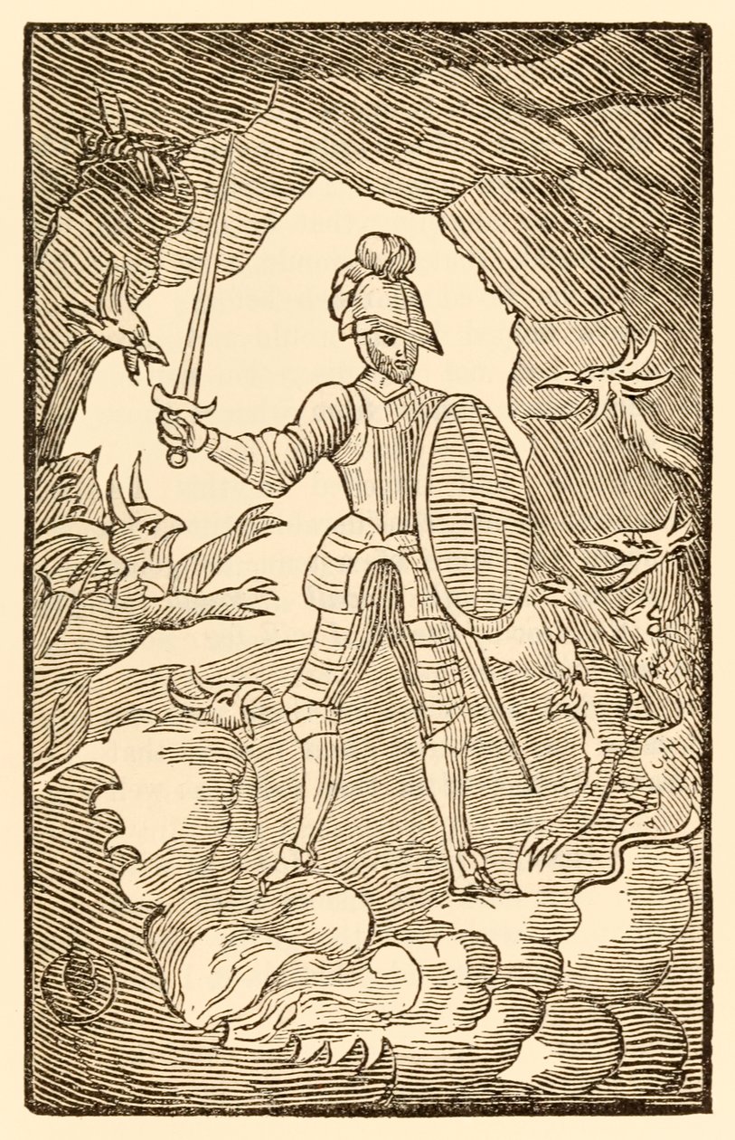 Poor Man! Where Art Thou Now? Thy Day is Night. from The Pilgrims Progress From This World, To That Which Is To Come by John Bunyan (1628-1688) by Unknown