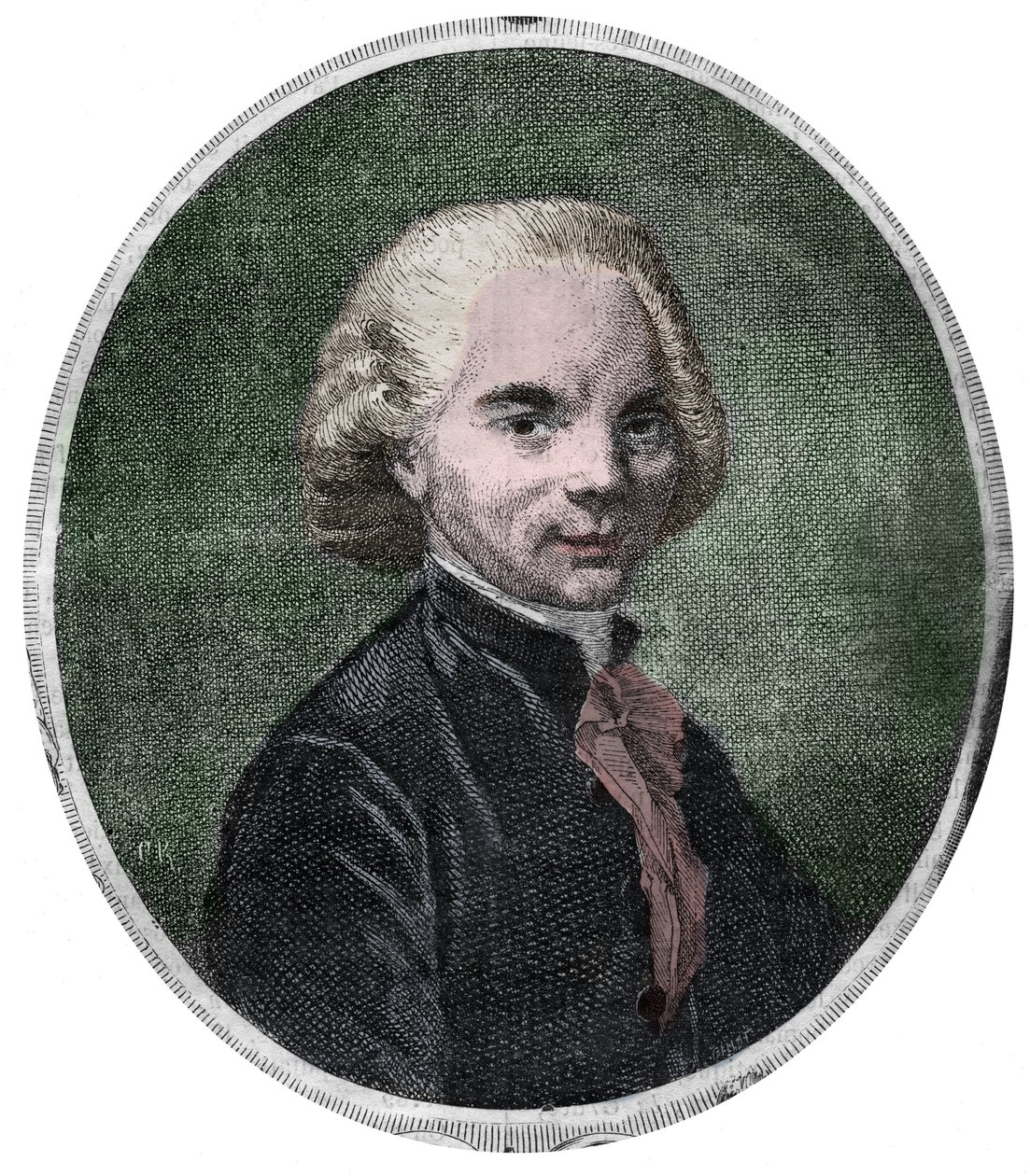 Portrait of Abbe Delille. Jacques Delille, French poet and ecclesiastic (1738-1813). by Unknown artist