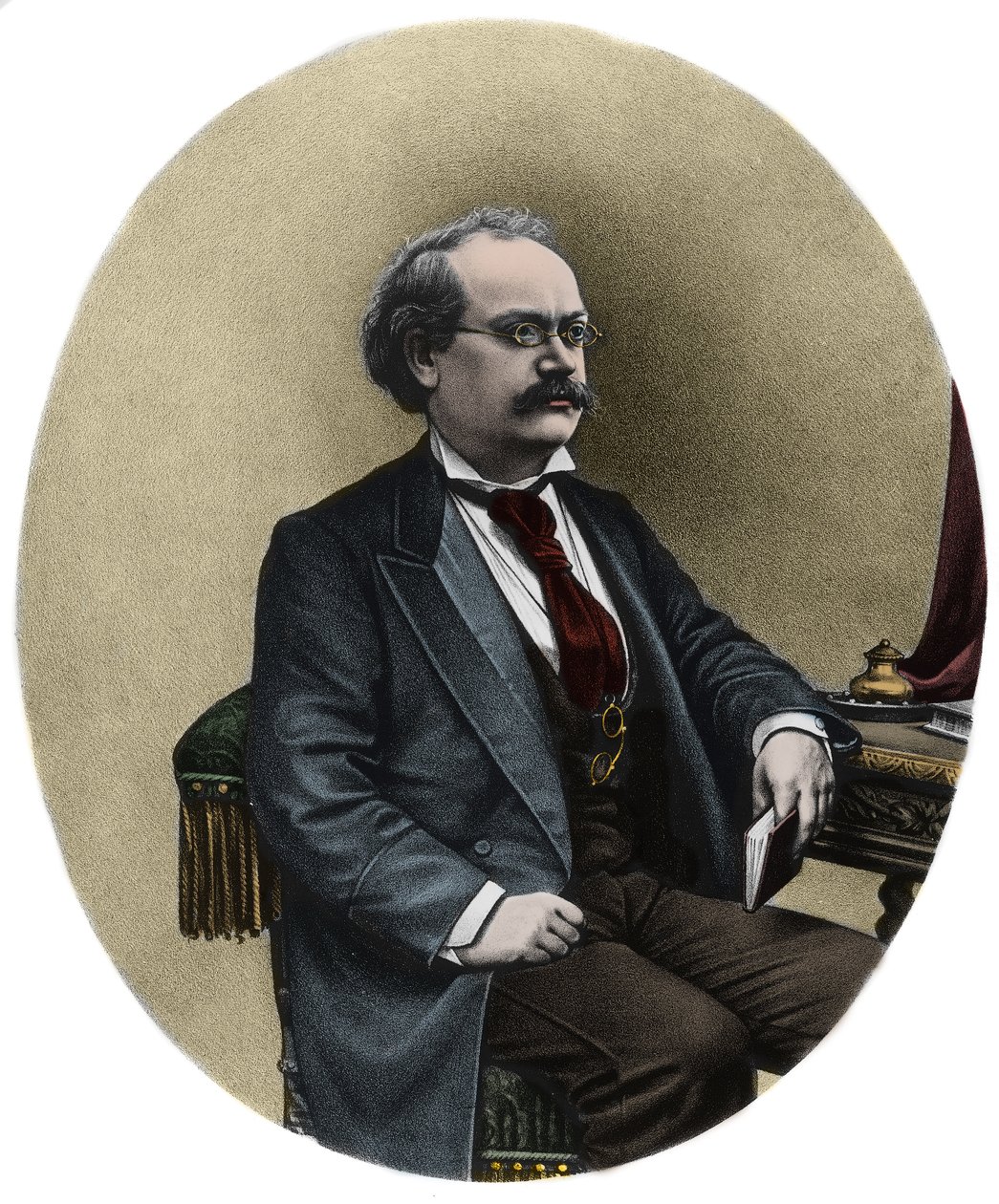 Portrait of Alexandre Charles Lecocq, French composer by Unknown artist