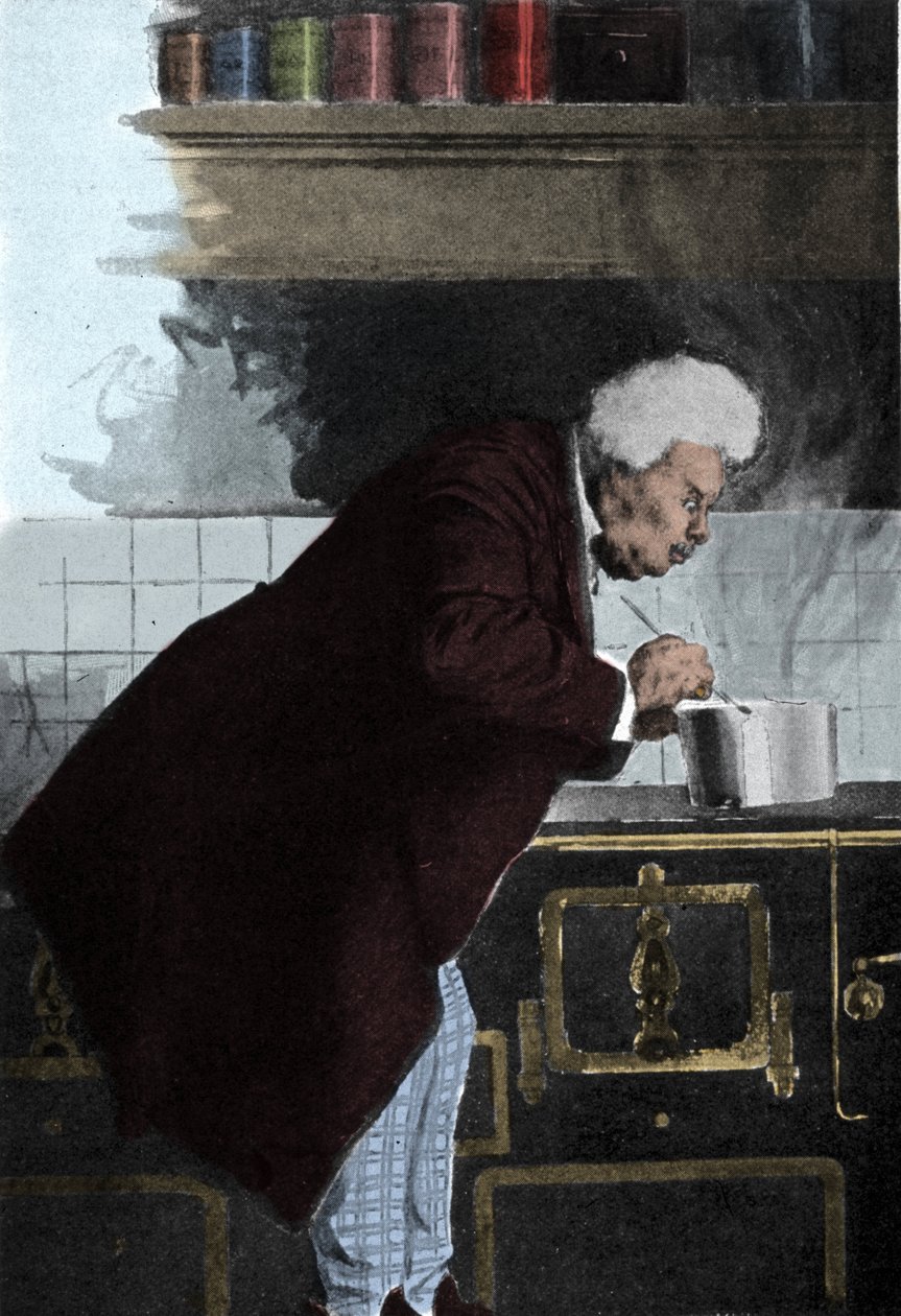 Portrait of Alexandre Dumas père in the furnaces by Unknown artist