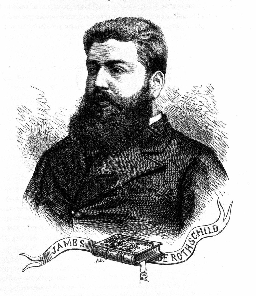 Portrait of Baron Edmond James de Rothschild (1845 - 1934) by Unknown artist