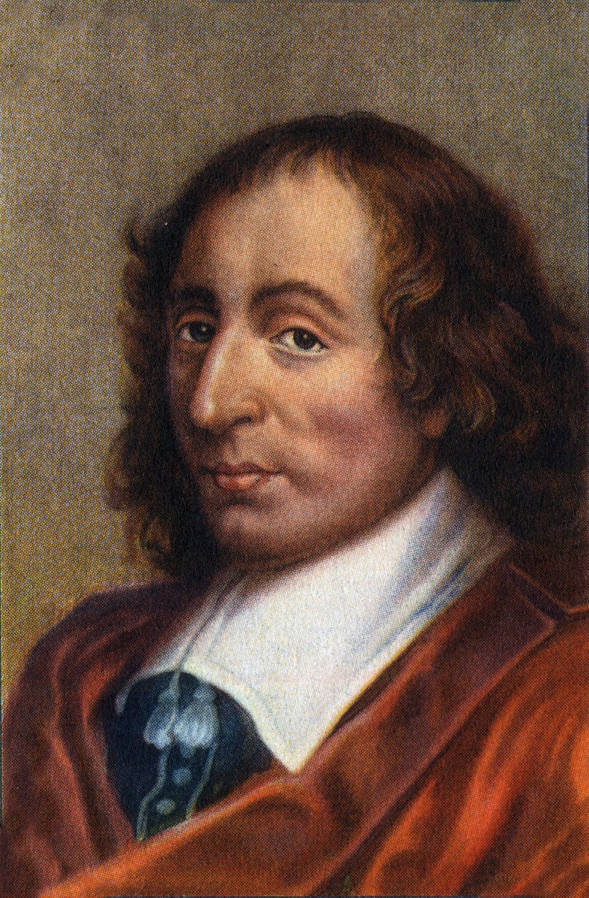 Portrait of Blaise Pascal, French Physicist, Mathematician and Writer by Unknown Artist