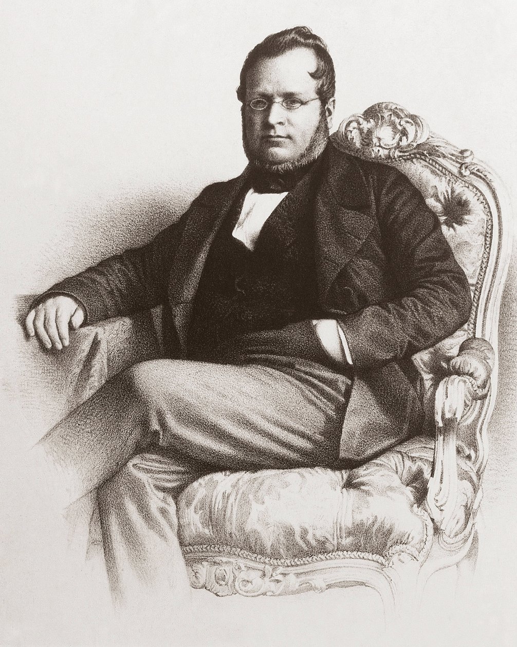 Portrait of Camillo Benso, Count of Cavour (1810-1861) by Unknown artist