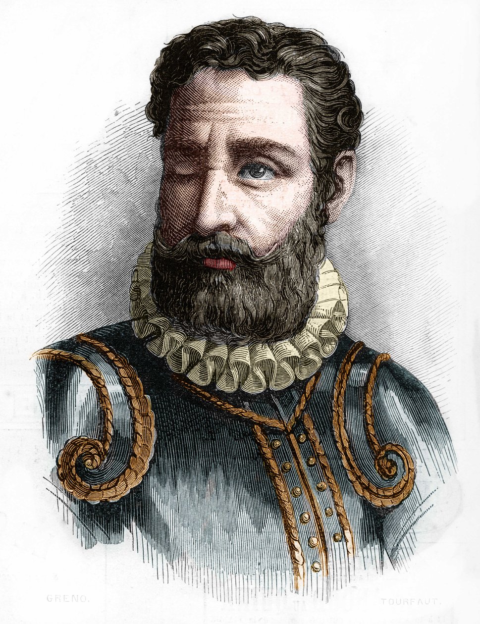 Portrait of Luis Vaz de Camoens, Portuguese poet (1525-1580) by Unknown artist