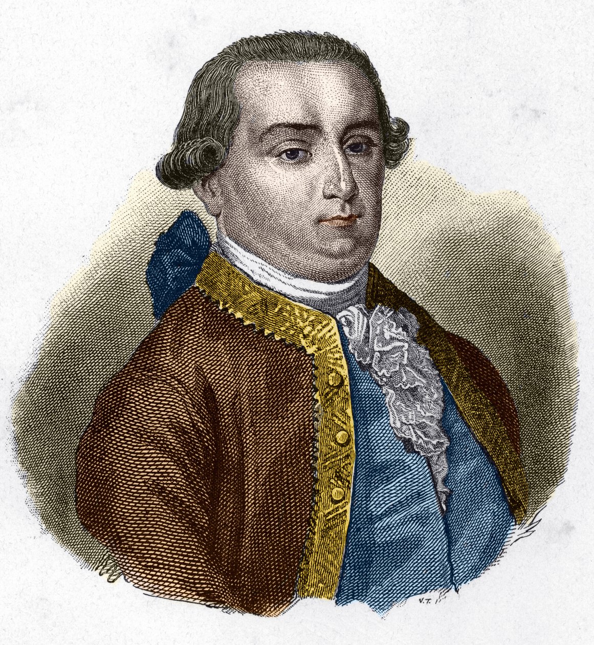 Portrait of Cesare Bonesana, Marquis de Beccaria (1738 - 1794), Italian jurist by Unknown artist