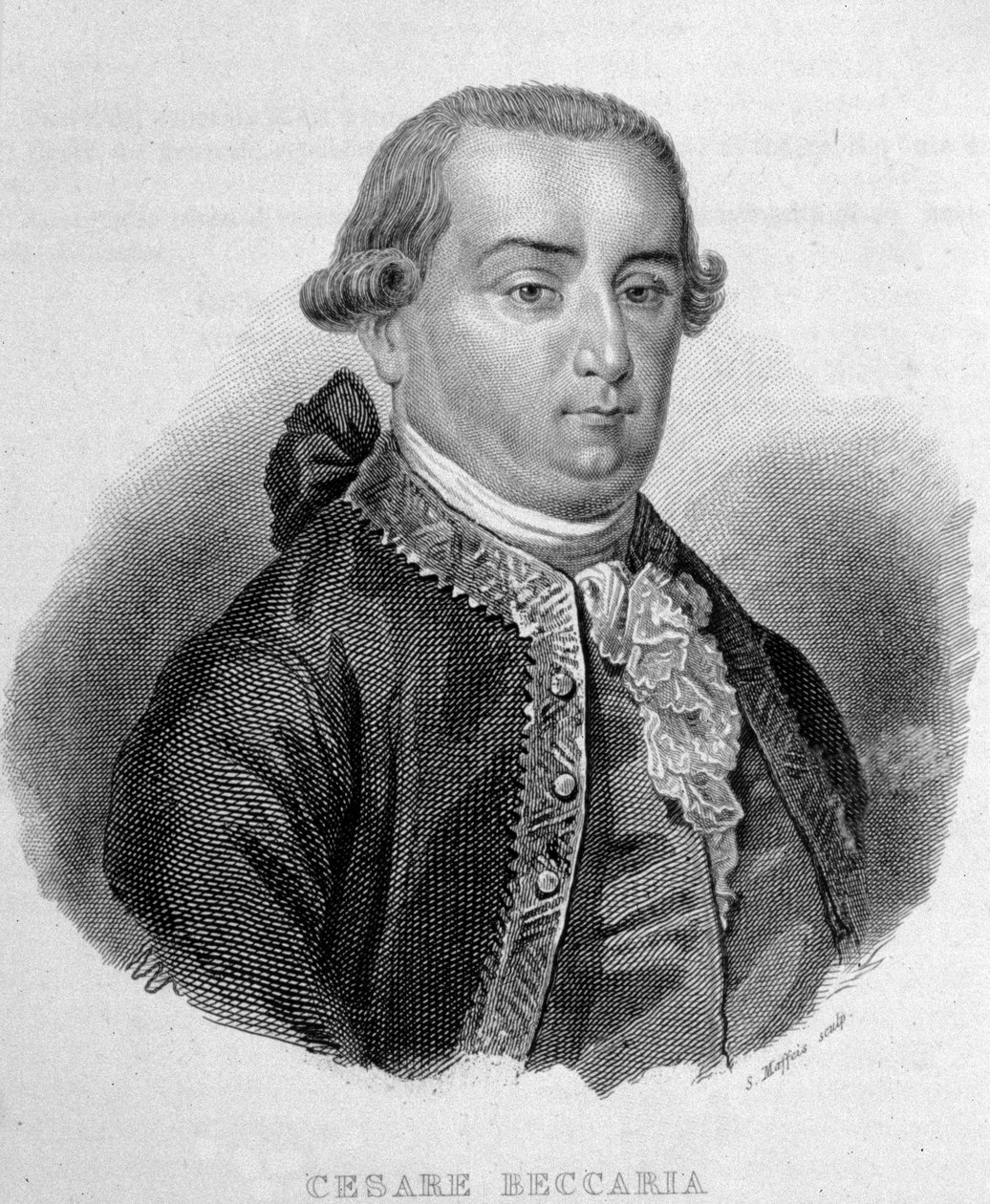 Portrait of Cesare Bonesana, Marquis de Beccaria (1738-1794), Italian Jurist by Unknown artist