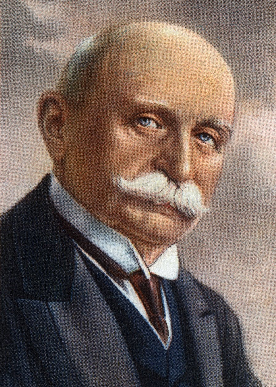 Portrait of Count Von Zeppelin (1838-1917), German Industrialist, Airship Constructor by Unknown Artist