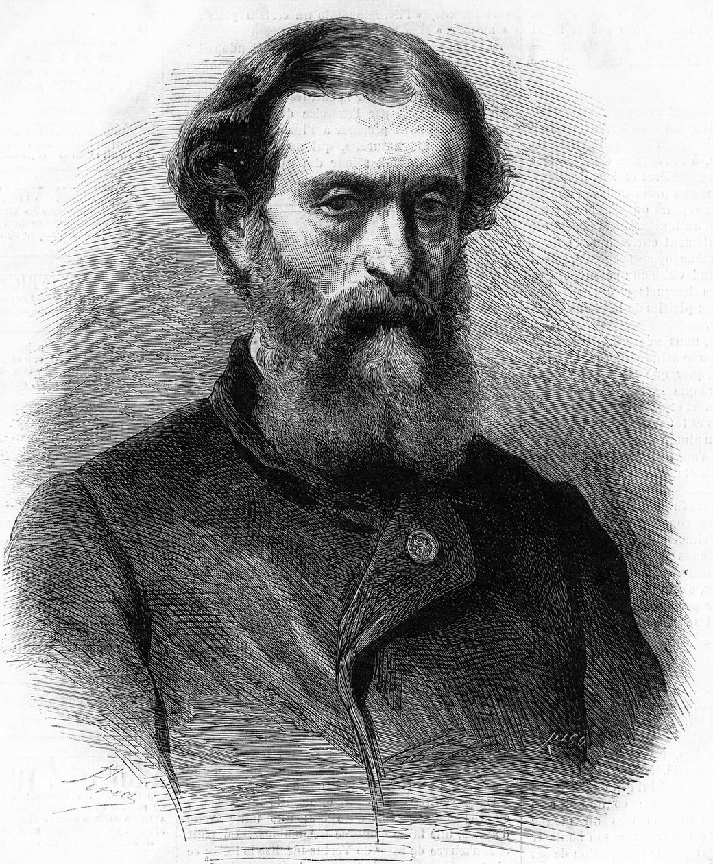 Portrait of Don Eugenio de Ochoa, Spanish Man of Letters and Politician (1833-1889) by Unknown artist