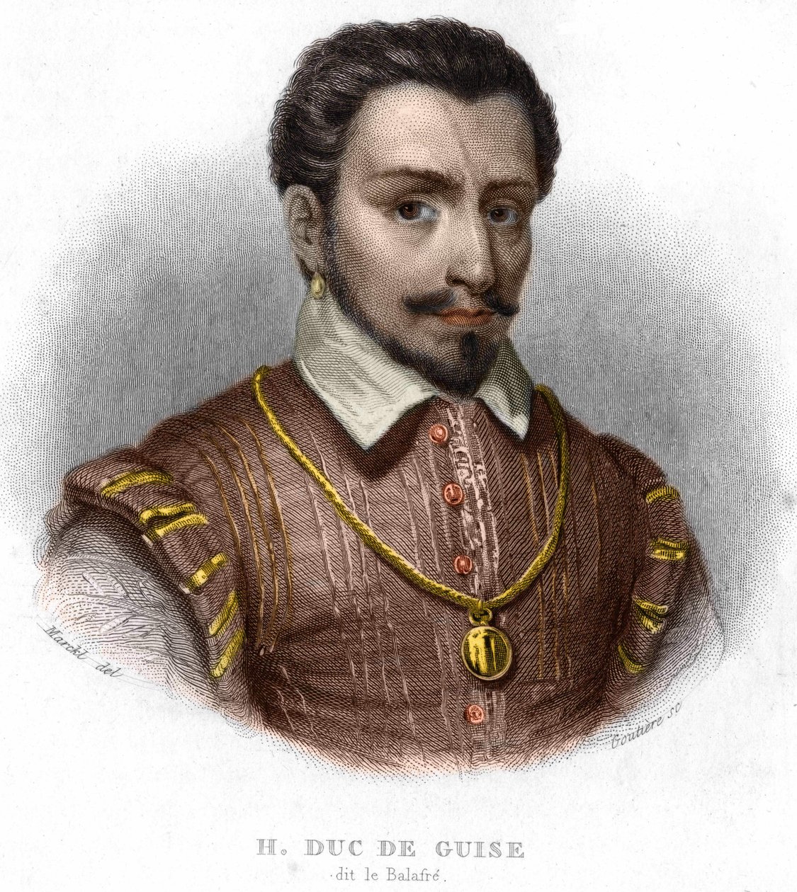 Portrait of Duke of Guise. François de Lorraine, Duke of Aumale, then 2nd Duke of Guise French Lieutenant-General (1519 to 1563) by Unknown artist