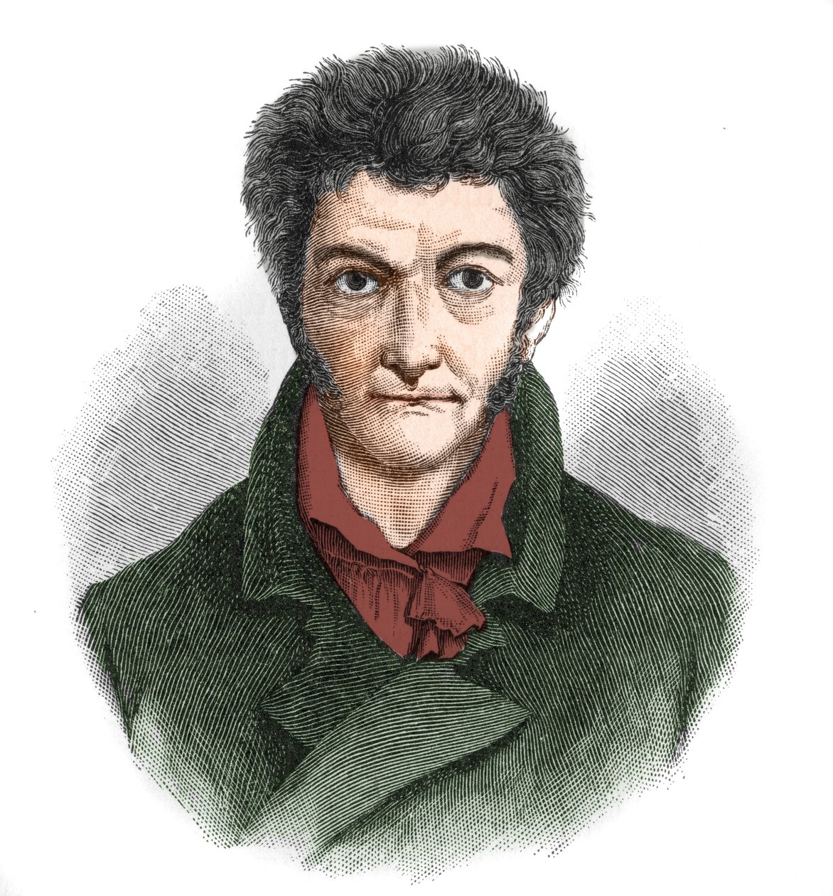 Portrait of Ernst Theodor Wilhelm Hoffmann (1776-1822) German romantic writer. by Unknown artist