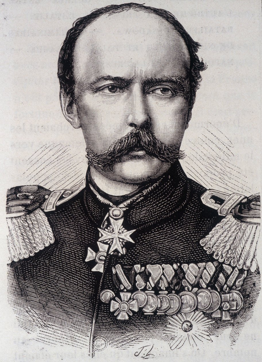 Portrait of Frederic-Charles, Prince of Prussia (1828-1885) by Unknown artist