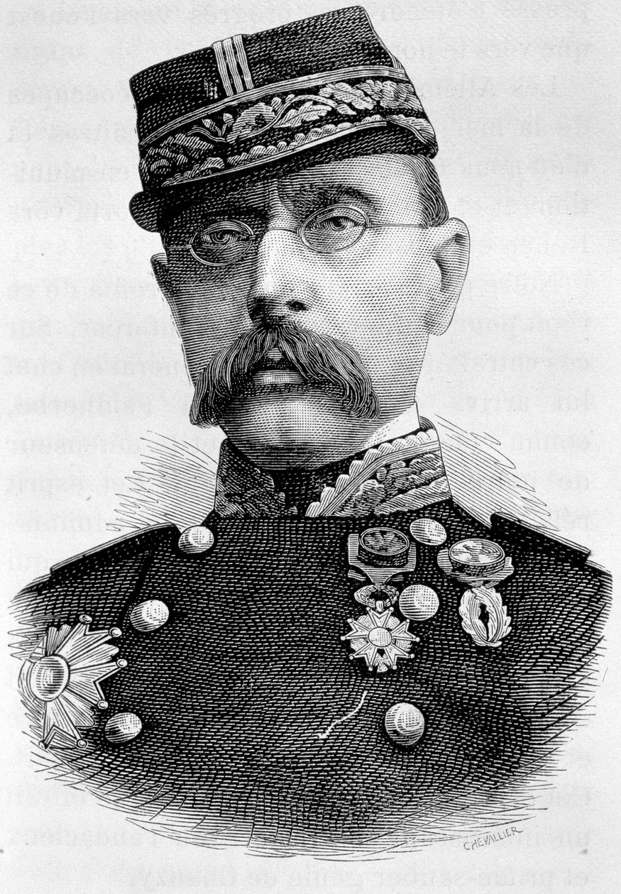 Portrait of General Louis Faidherbe, French colonizer (1818 - 1889). 19th century engraving. by Unknown artist