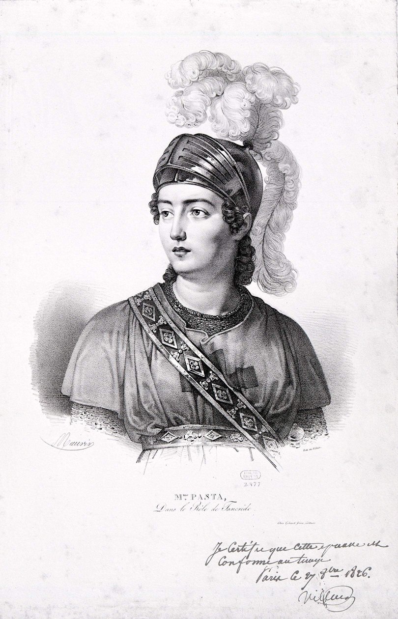 Portrait of Giuditta Pasta by Unknown artist