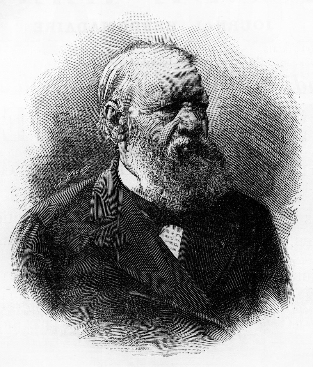 Portrait of Henri Conscience (Hendrik Conscience) by Unknown artist