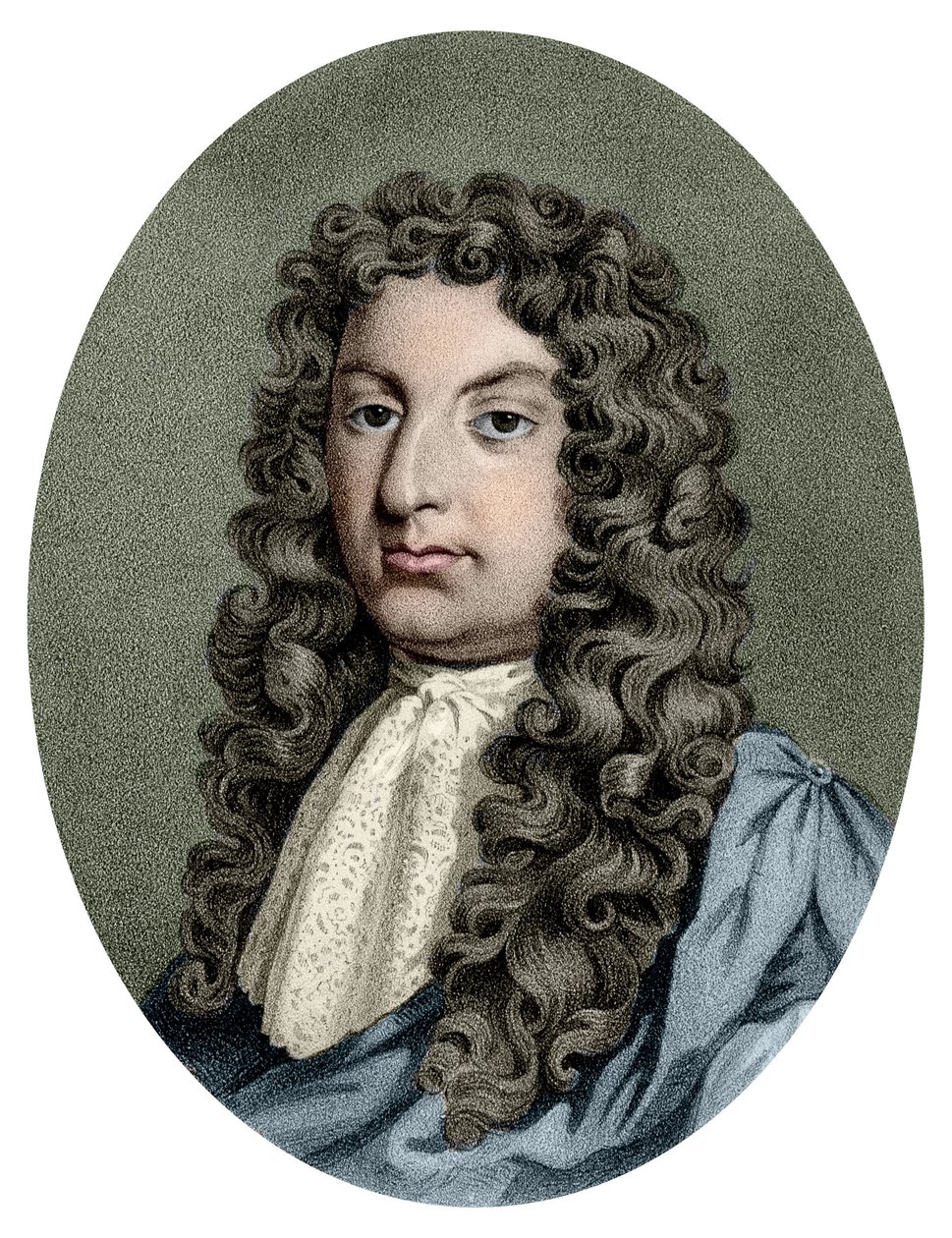 Portrait of Henry Purcell (1659 - 1695), British composer. by Unknown artist