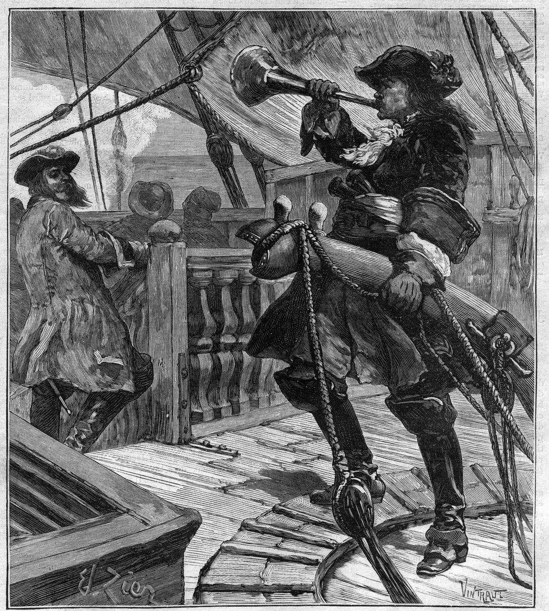 Portrait of Jacques Cassard, French sailor by Unknown artist