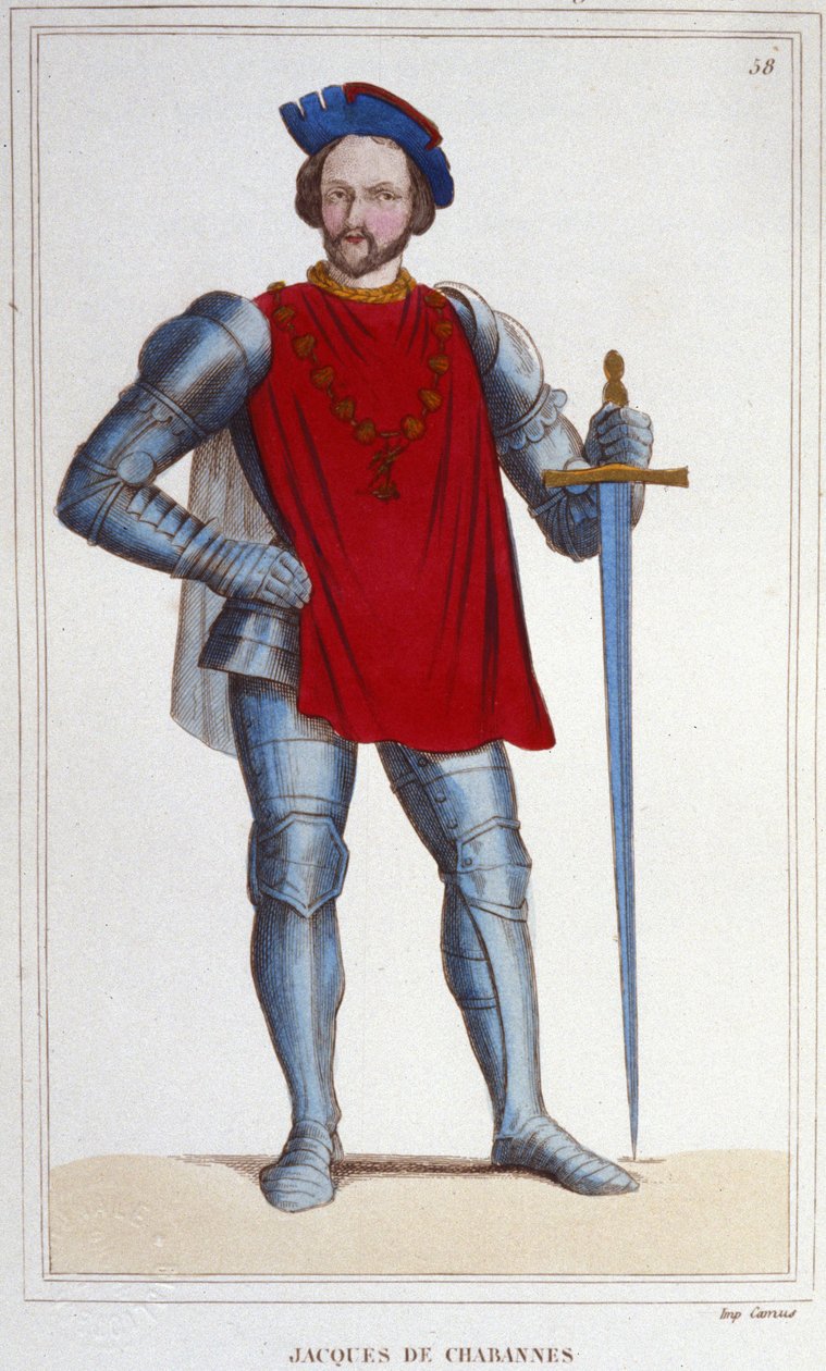 Portrait of Jacques de Chabannes Lord of La Palice. Marshal of France 1470-1525. by Unknown artist