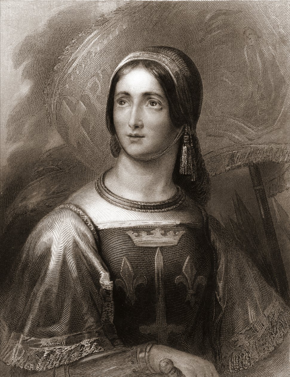 Portrait of Joan of Arc (1412-1431) - in Histoire des