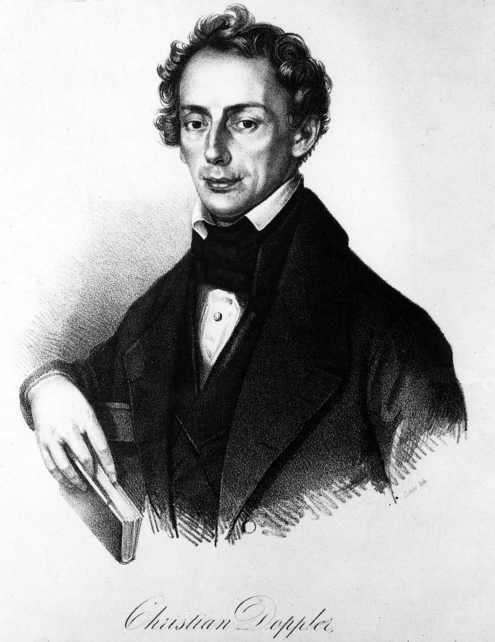 Portrait of Johann Christian Doppler (1803-1853). Austrian physicist. by Unknown artist