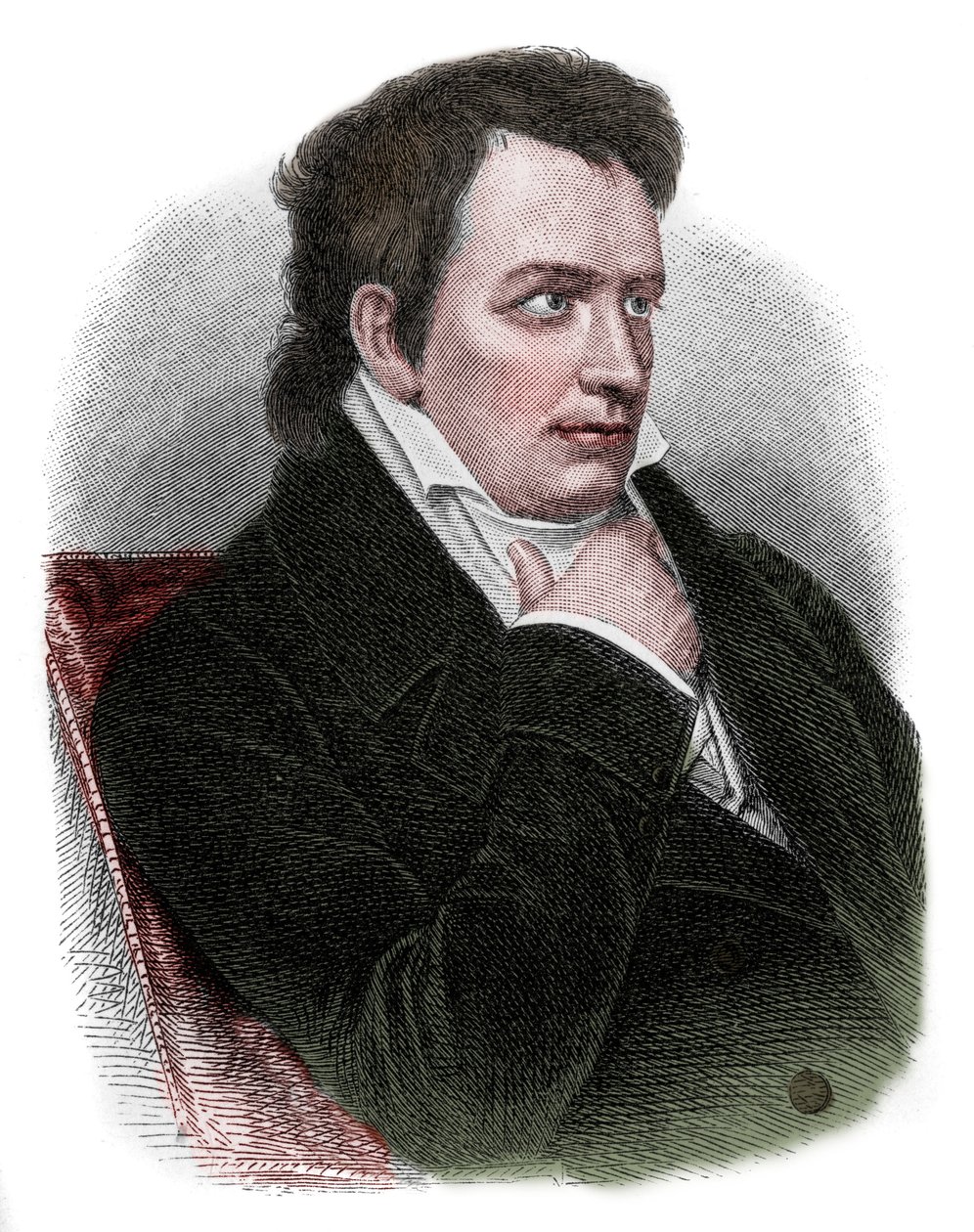 Portrait of Johann Ludwig Tieck, German Poet, Translator, Publisher, Novelist and Critic of the Romantic Movement by Unknown artist