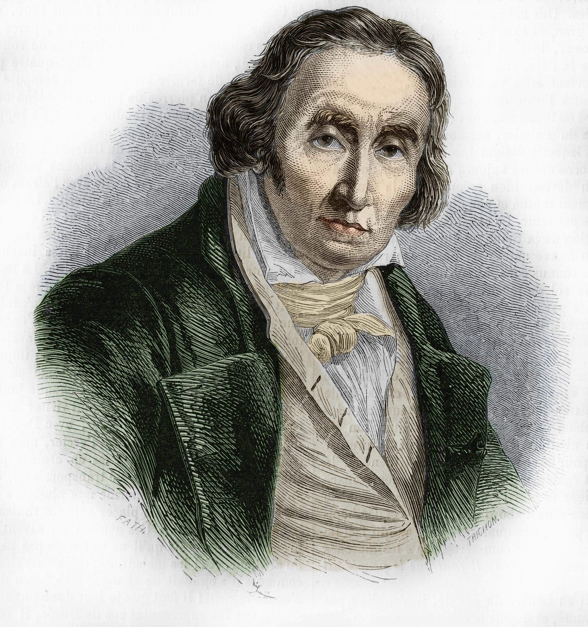 Portrait of Joseph Marie Jacquard (1752-1834), French mechanic inventor of the loom by Unknown artist