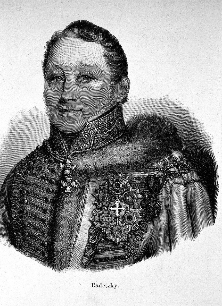 Portrait of Joseph Radetzky, Count von Radetz by Unknown artist