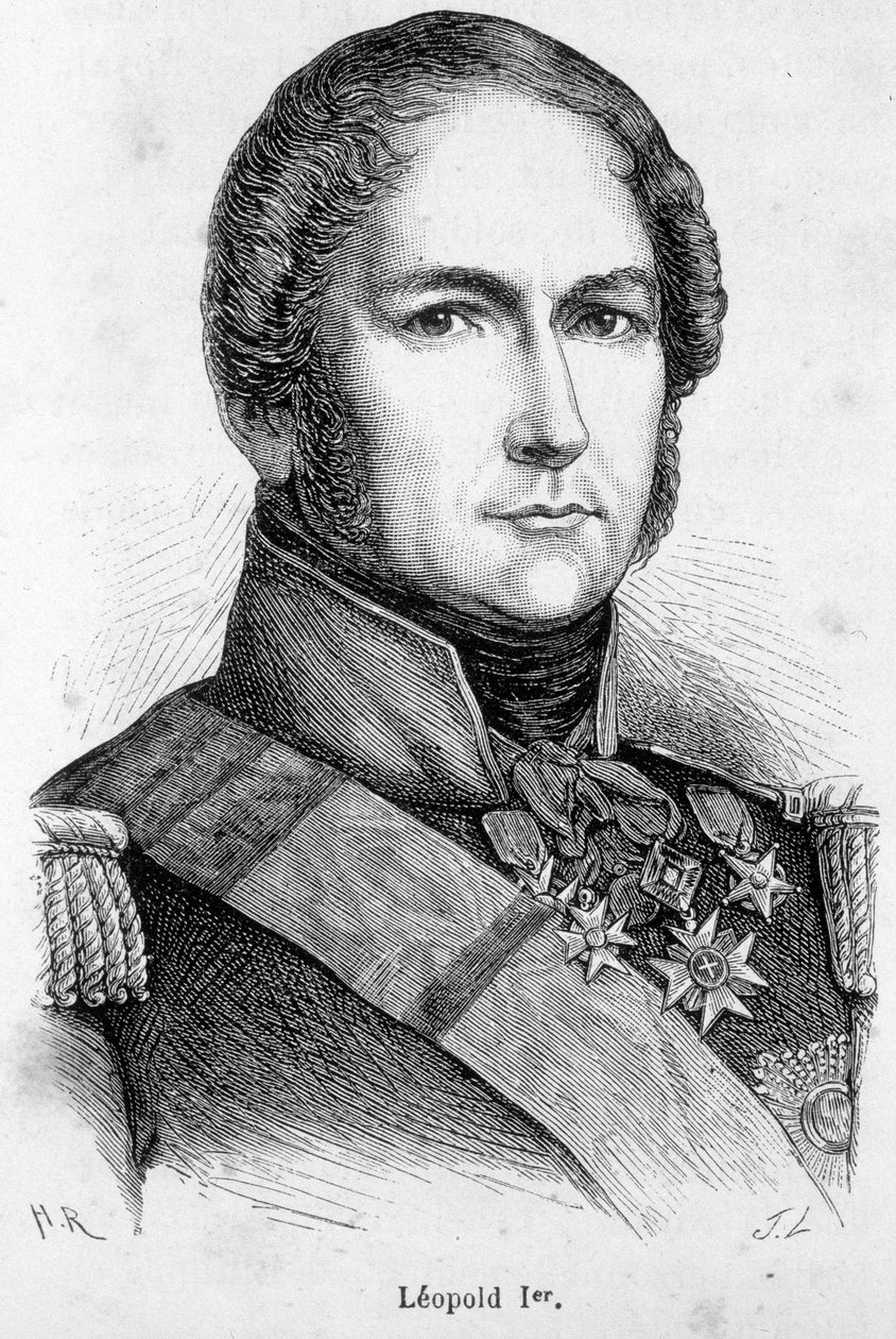 Portrait of Leopold I of Saxony Cobourg Gotha by Unknown artist