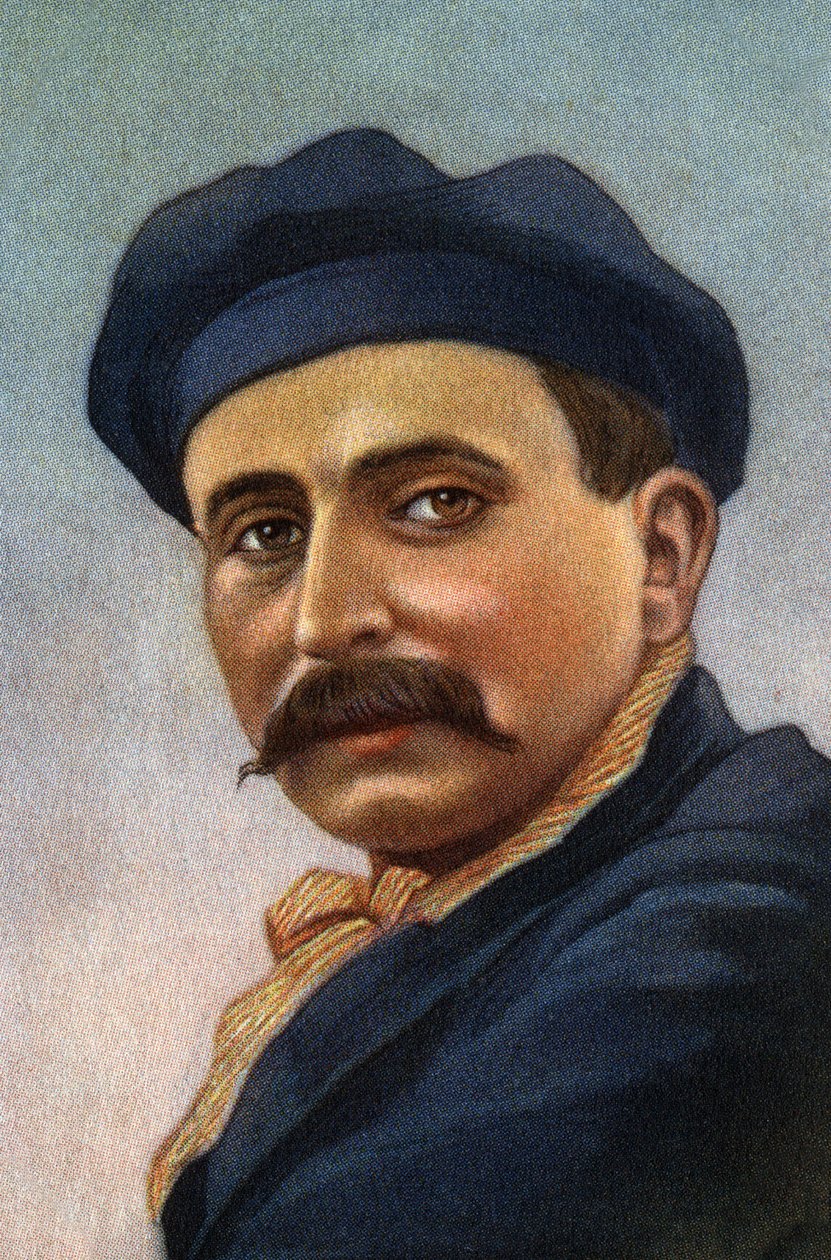 Portrait of Louis Bleriot, French aviator and industrialist (1872-1936) by Unknown Artist