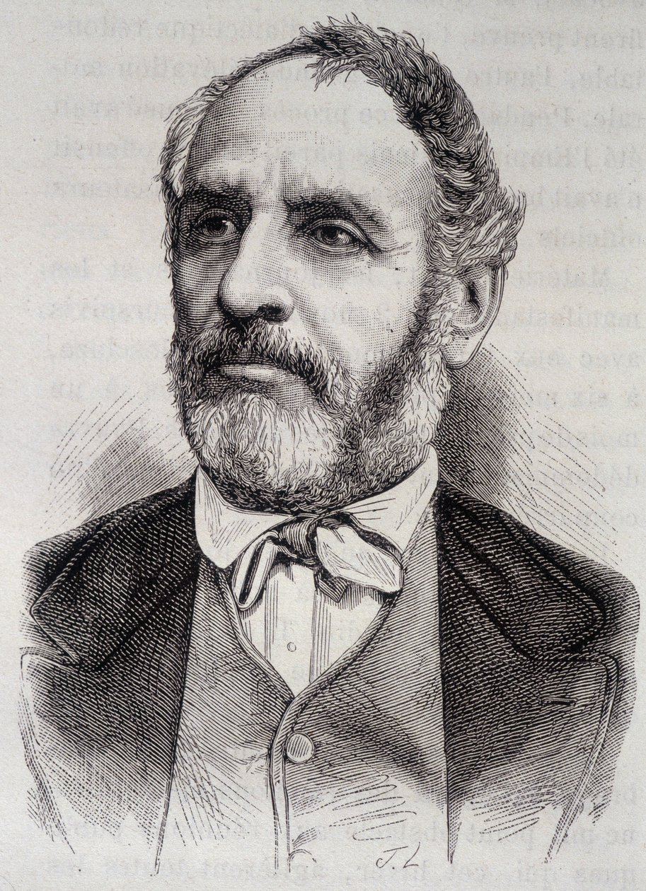 Portrait of Louis Charles Delescluze, French journalist and politician (1809-1871) by Unknown artist