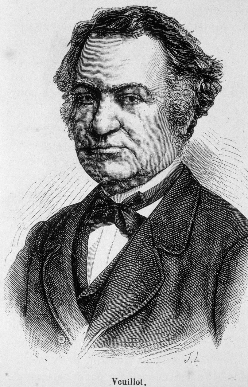 Portrait of Louis Veuillot, French Catholic Journalist (1813-1883), Collaborator and Editor of 