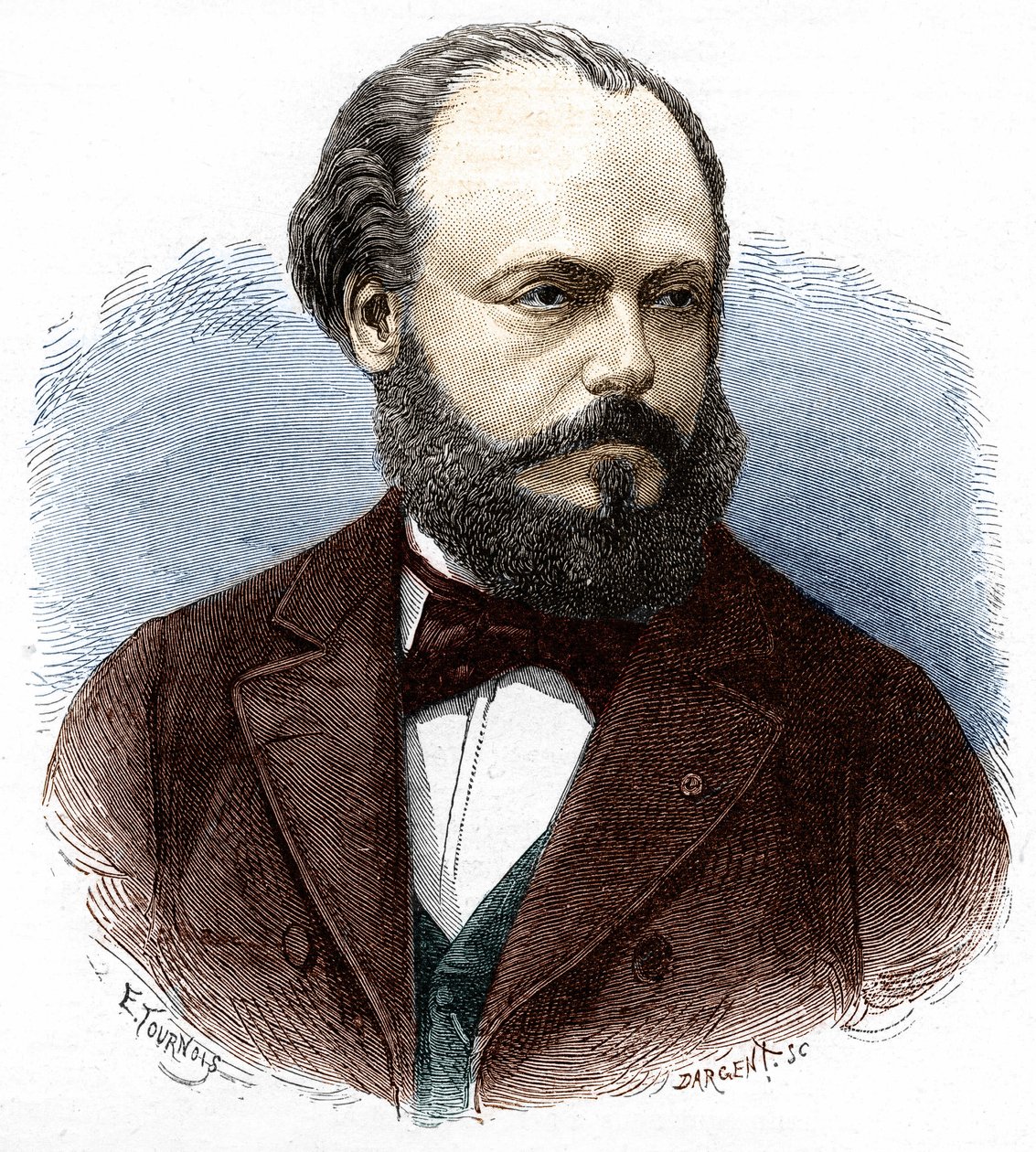 Portrait of Marcel Deprez (1843-1918), French engineer and physicist by Unknown artist
