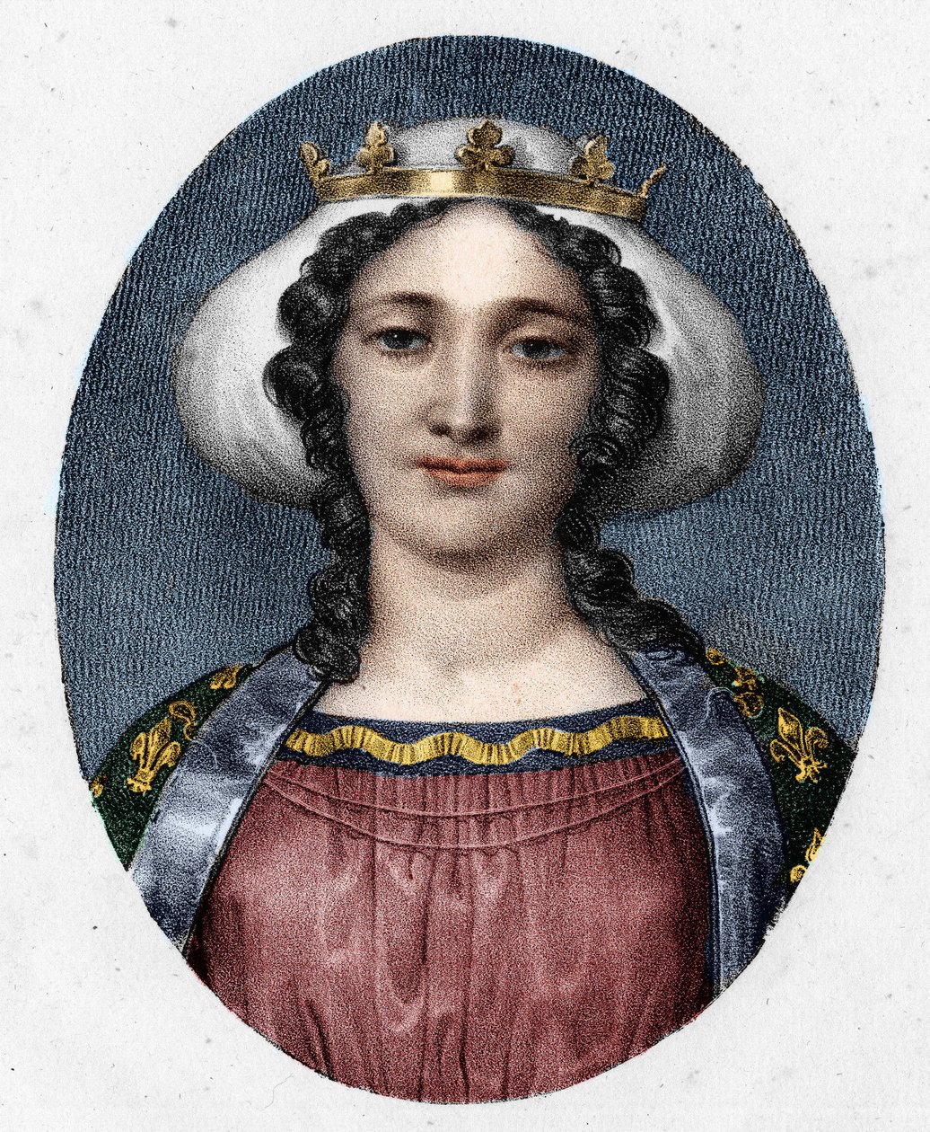 Portrait of Marguerite de Provence (1221 - 1295), Queen of France by Unknown artist