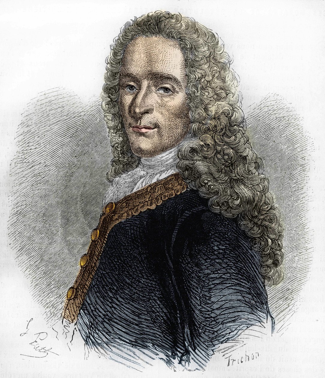 Portrait of Marie-François Arouet de Voltaire (1695-1778), French Writer by Unknown artist