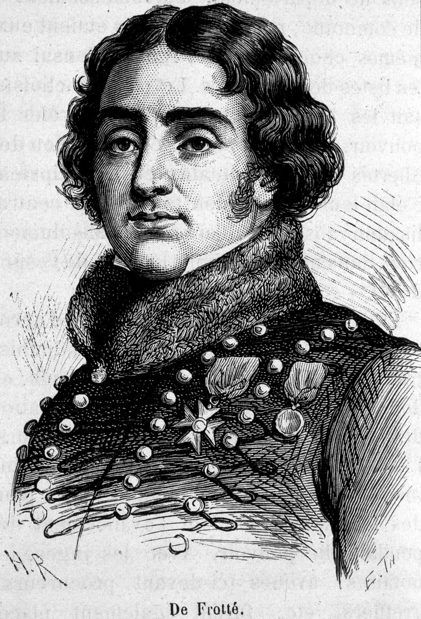 Portrait of Marie Pierre Louis, Count De Frotté (1755-1800), chief of the Norman chouannerie, he was shot by Bonaparte by Unknown artist