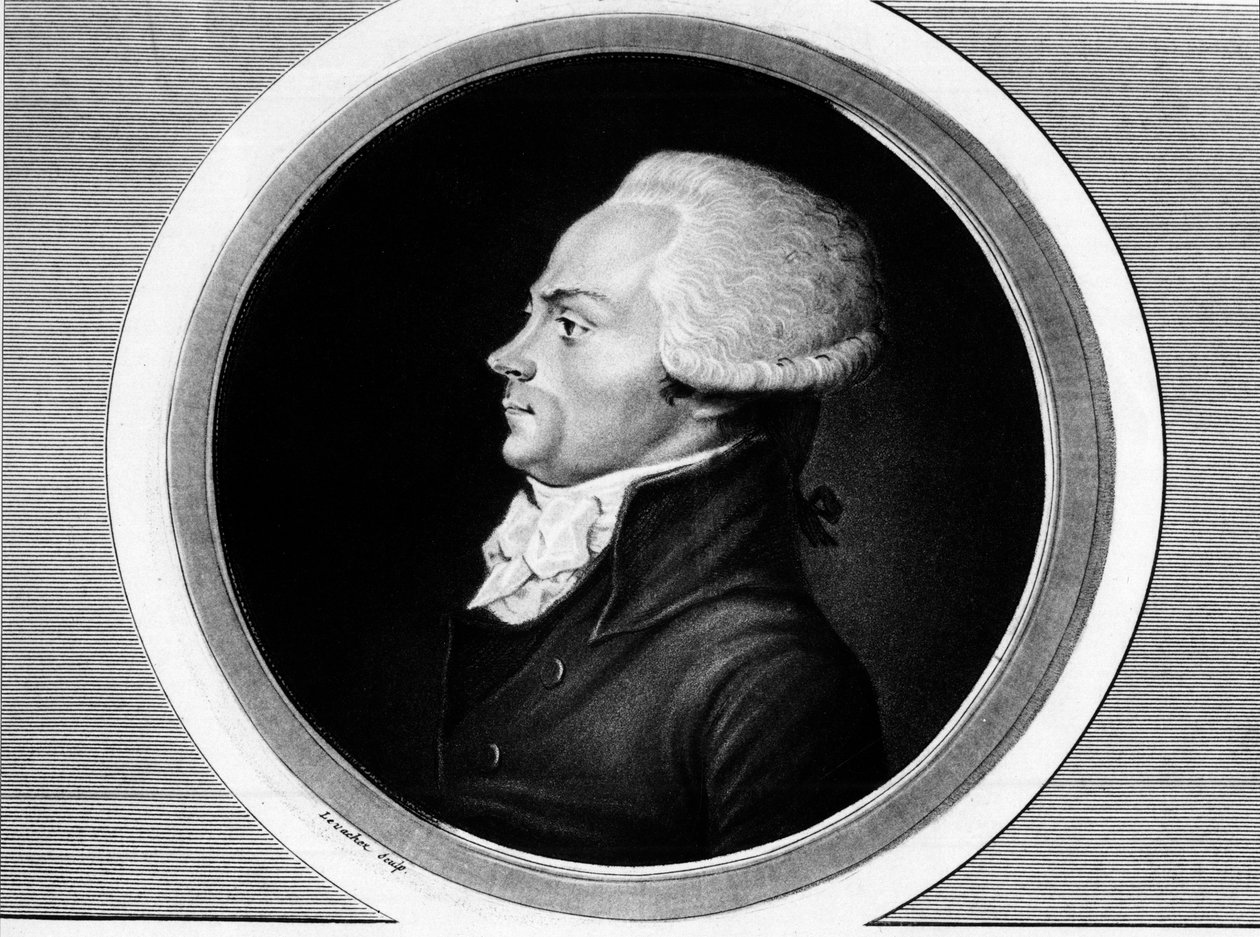 Portrait of Maximilian Robespierre (1758-1794), member of the States ...