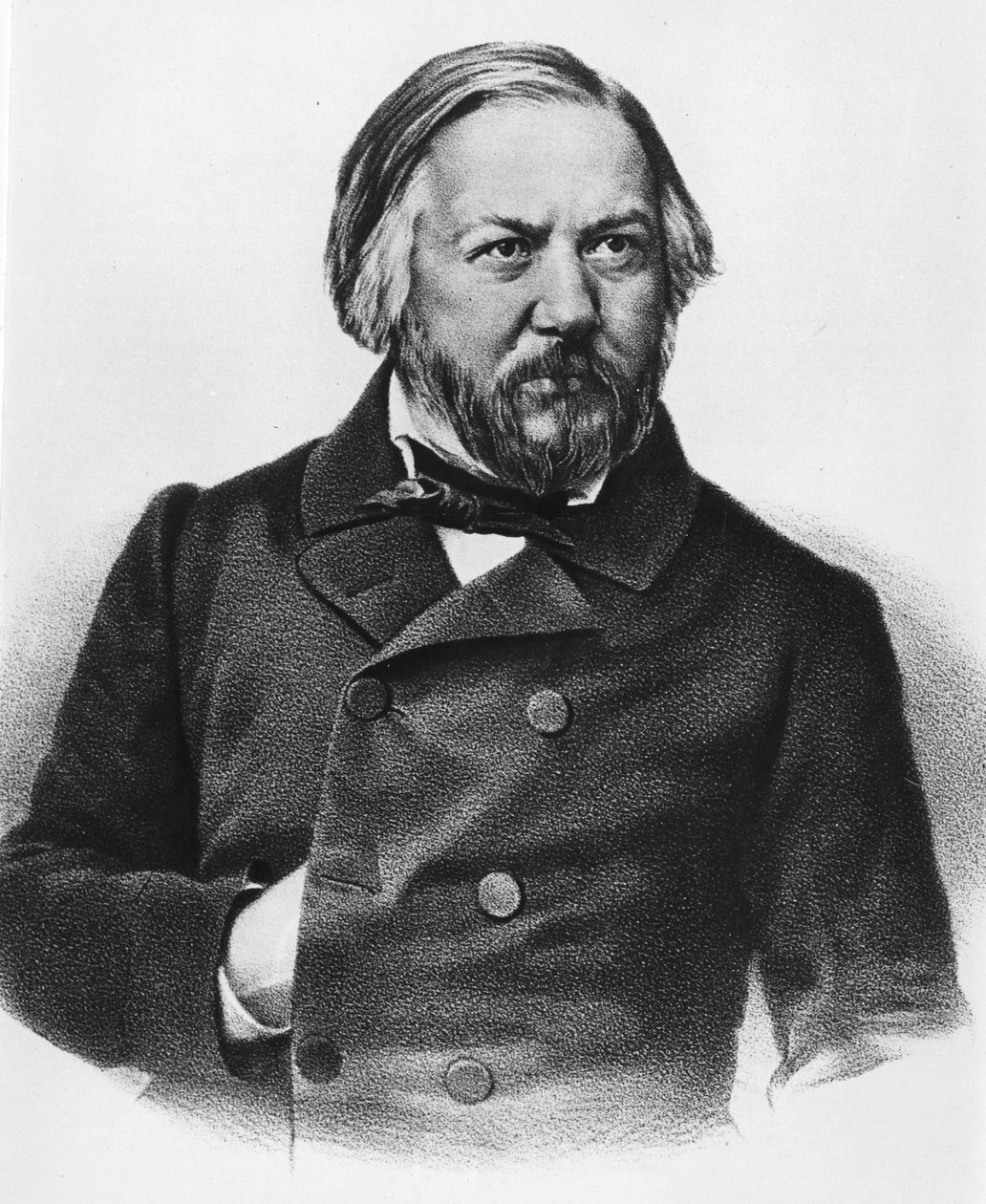 Portrait of Mikhail Ivanovich Glinka, Composer Russian by Unknown artist
