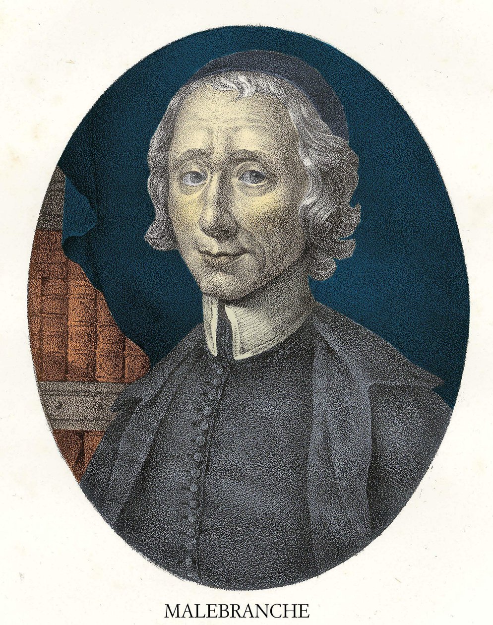 Portrait of Nicolas Malebranche, French Philosopher and Theologian by Unknown artist