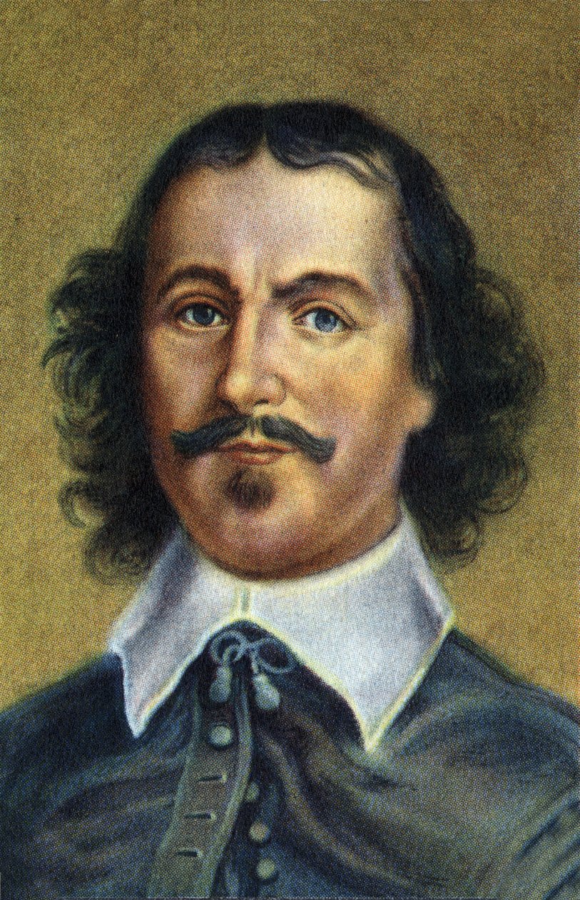 Portrait of Otto von Guericke, German physicist by Unknown Artist