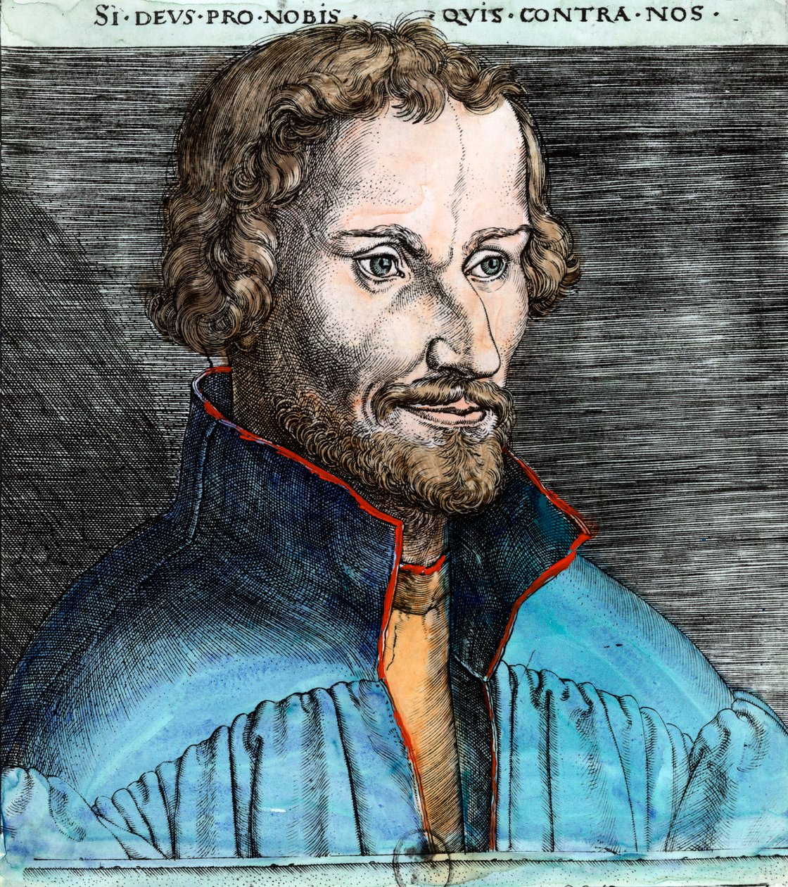 Portrait of Philippe Schwarzerd dit Melanchton, German Protestant reformer by Unknown artist