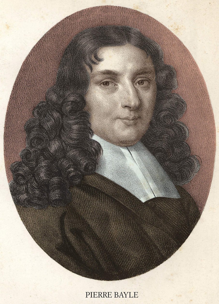 Portrait of Pierre Bayle French Philosopher and Writer (1647-1706) by Unknown artist