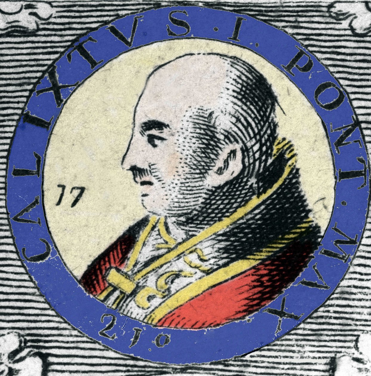 Portrait of Pope Callixtus I (155) by Unknown artist