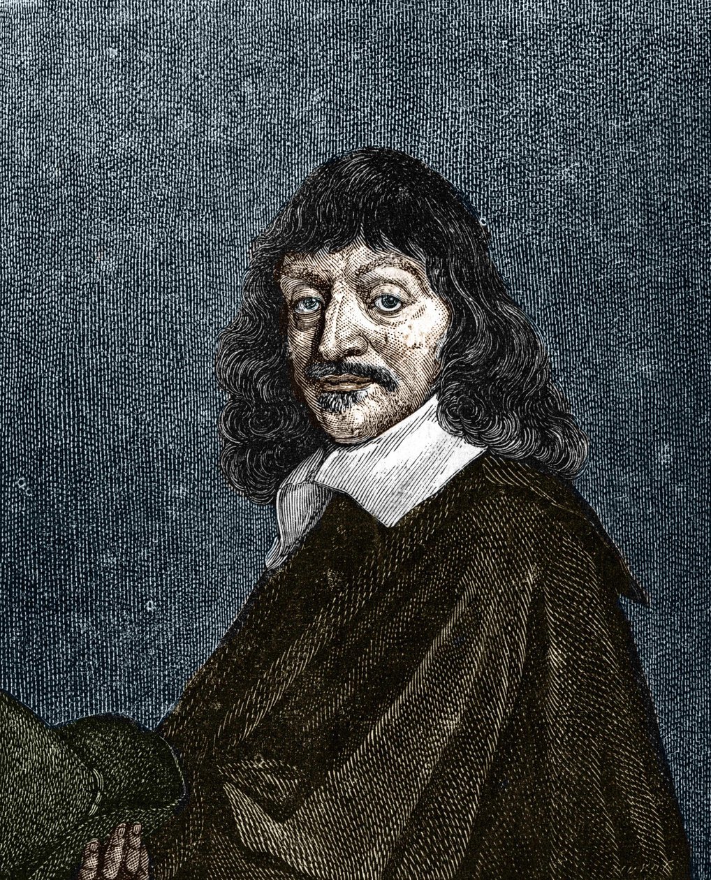 Portrait of René Descartes (1596-1650). by Unknown artist