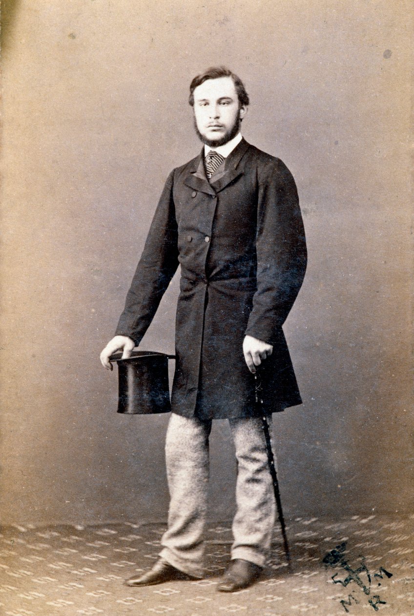 Portrait of Ricciotti Garibaldi (1847-1924), Son of Italian Patriot Giuseppe Garibaldi and His First Wife Anita by Unknown artist