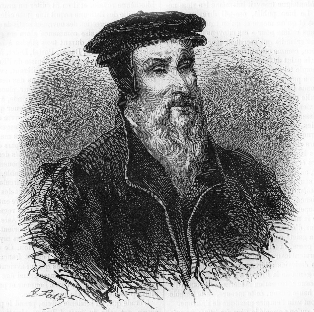 Portrait of Robert I Estienne (1498-1559), humanist, publisher and printer. by Unknown artist