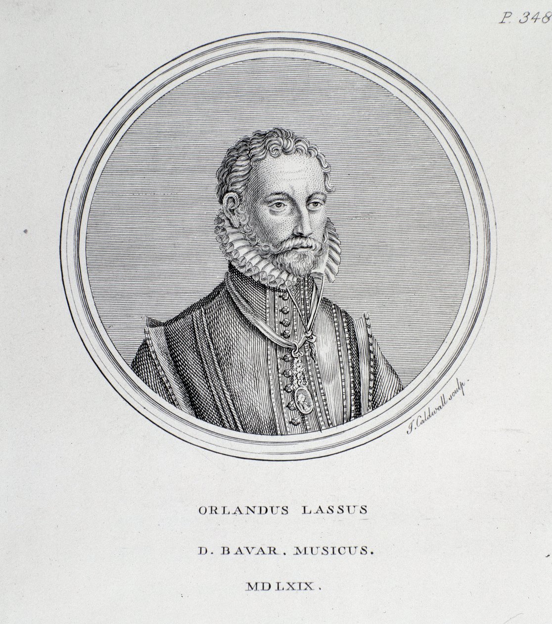 Portrait of Roland de Lassus (Orlando di Lasso) by Unknown artist